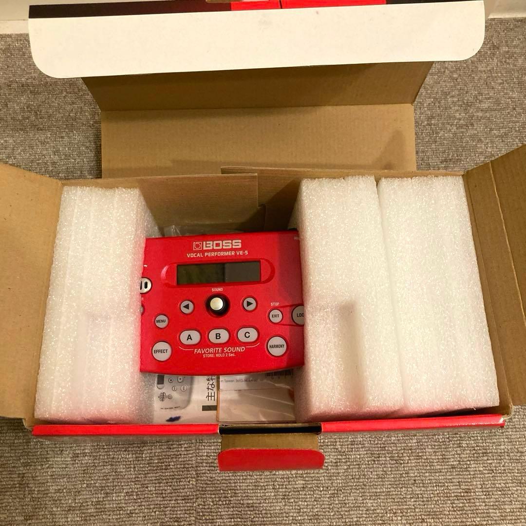 BOSS VE-5 ボーカルパフォーマー ヴォーカル用エフェクター　6月上旬まで
