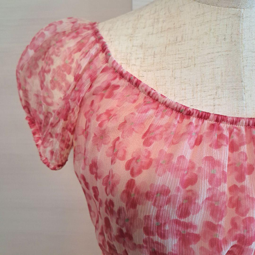 ブルーガール　シルクワンピース