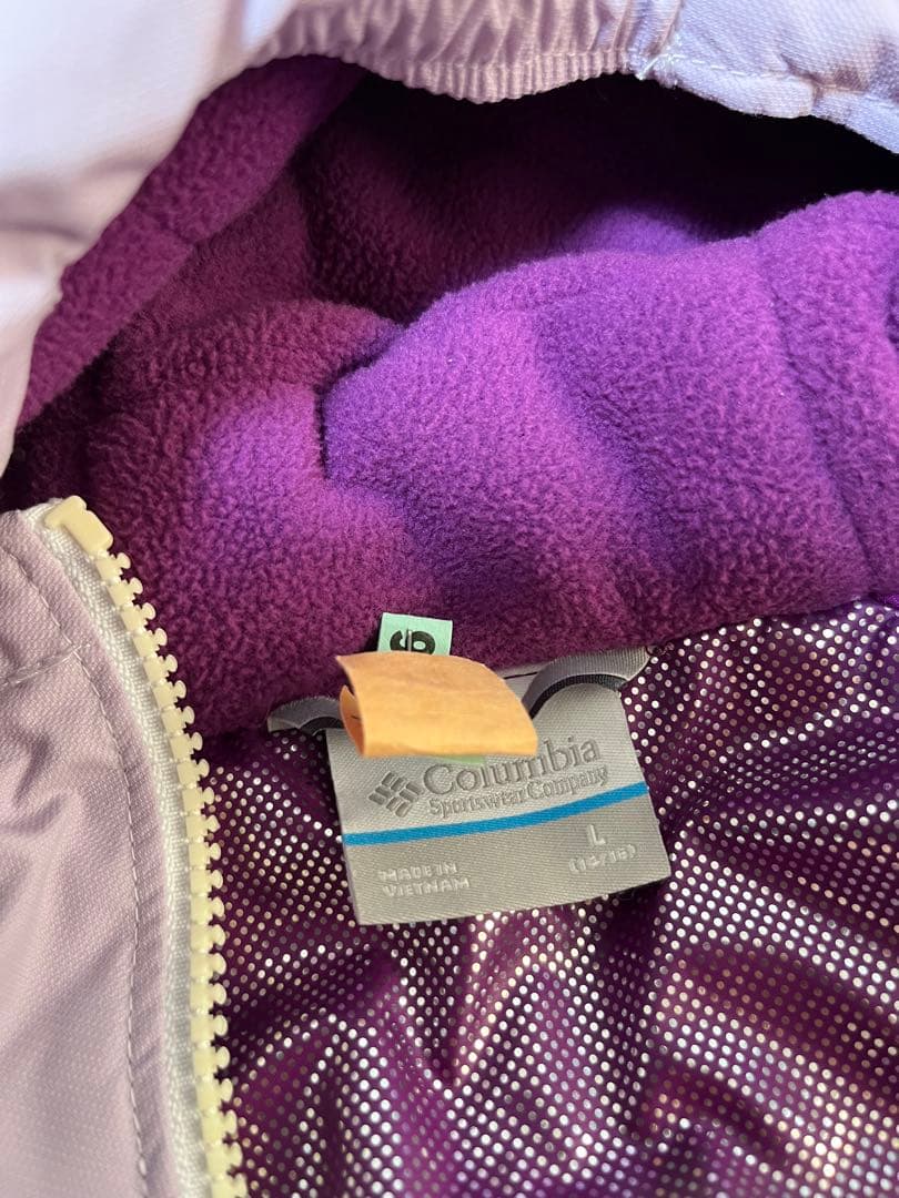 Columbia 薄紫 スキースノボーウェアジャケット　L（150）