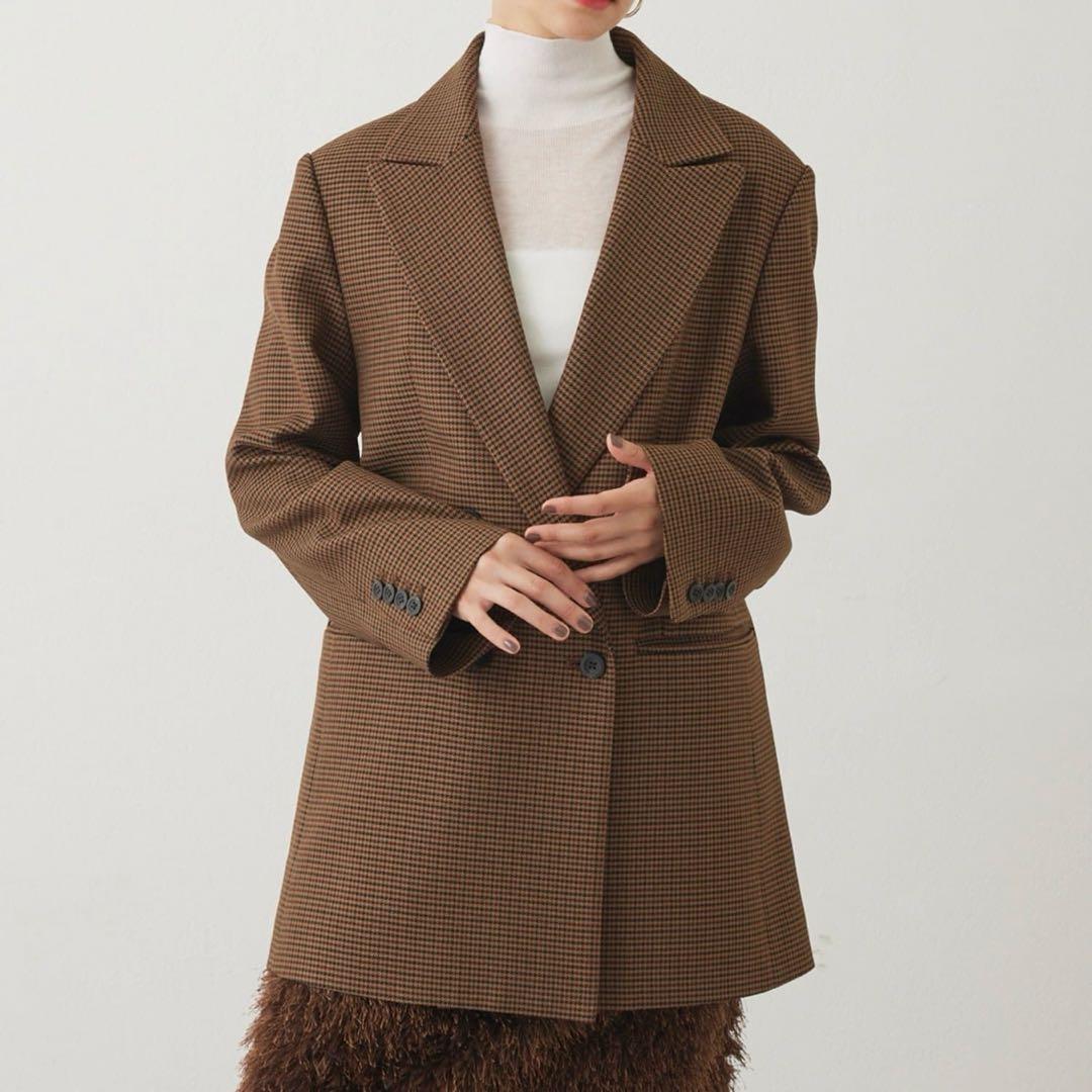 ウィムガゼット【THE PAUSE】チェックダブルジャケット