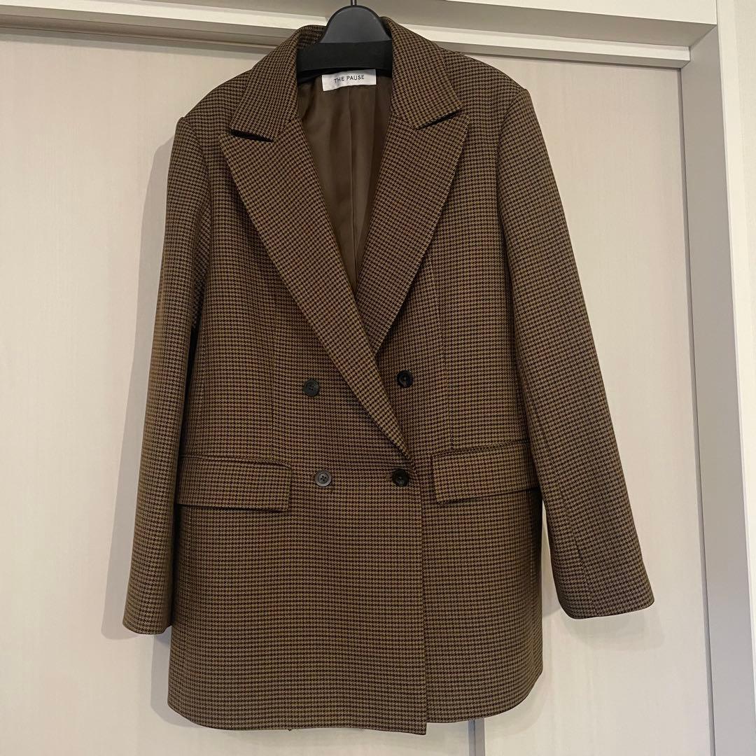 ウィムガゼット【THE PAUSE】チェックダブルジャケット
