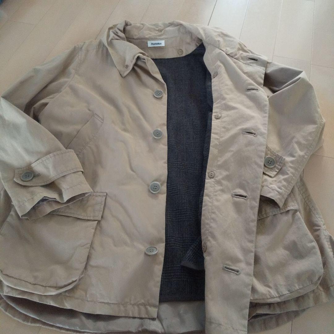 プランテーション ライナー付きコート