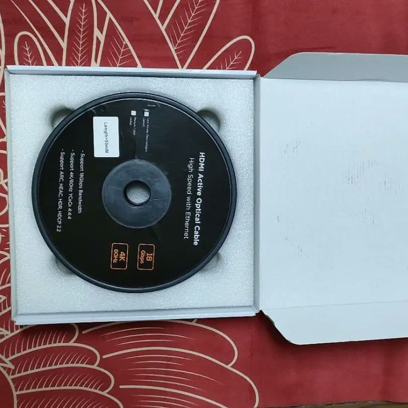 〈値引き交渉歓迎〉Optical HDMICable 50m ドラム　Black