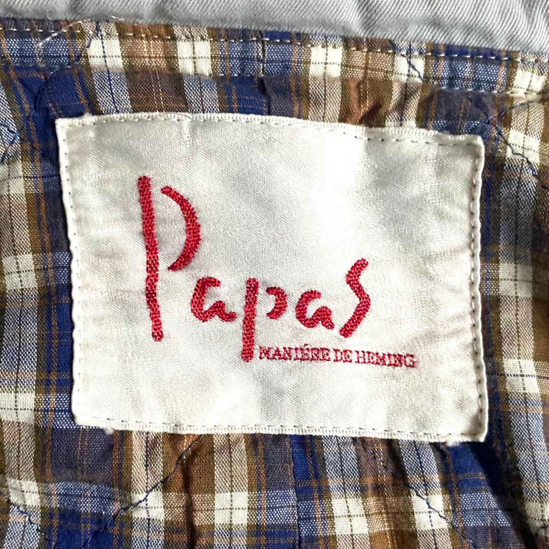 Papas パパス ミリタリーコート モッズコート 春カラー