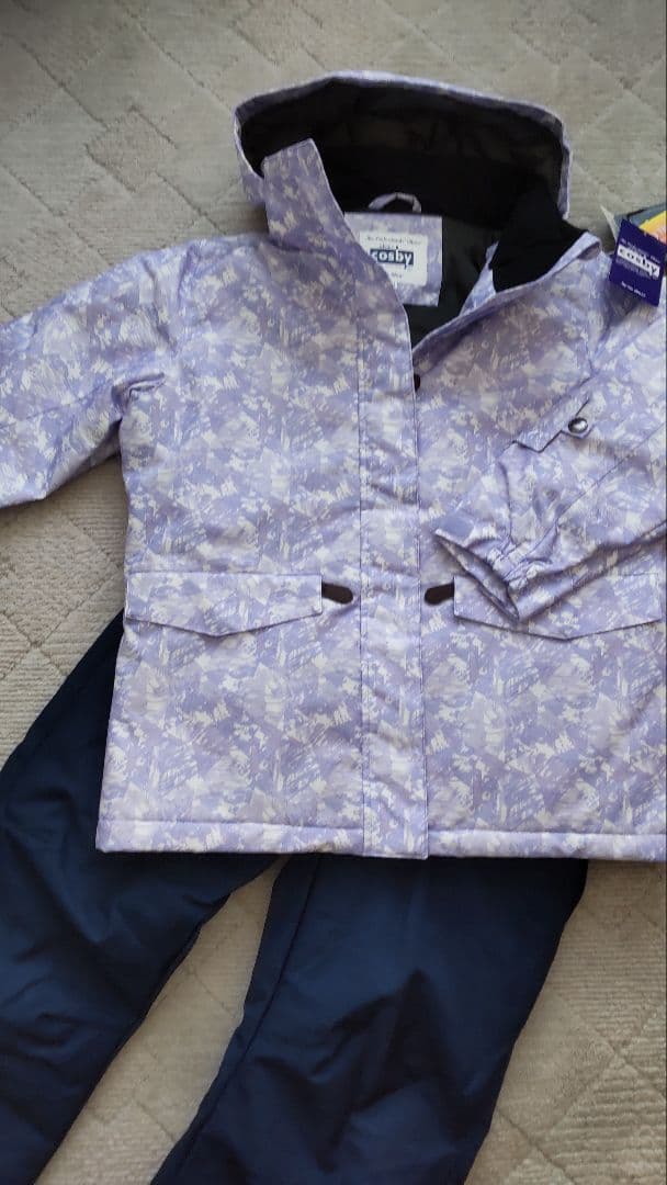 サイズL スキースーツ 婦人 スノボウェア 防寒着 スノーウェア 新品 未使用品