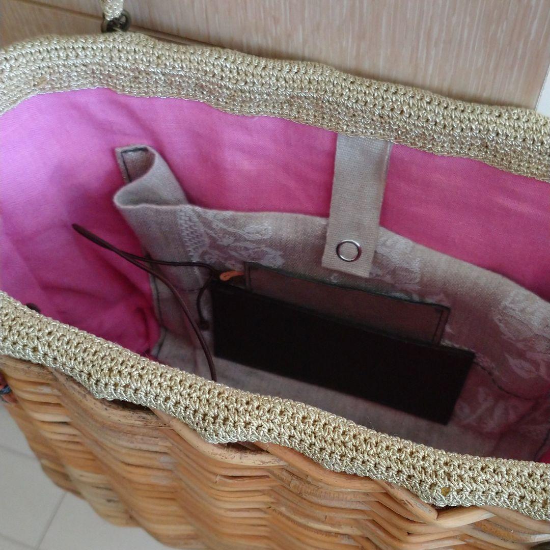 エバゴスかごバッグ・ファー付き