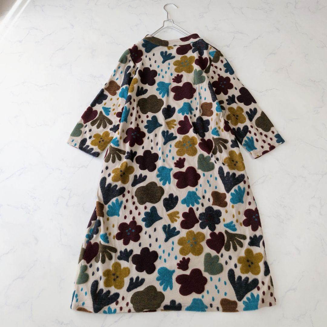 M.&KYOKO エムアンドキョウコ 佐藤繊維 ロングワンピース フラワー F