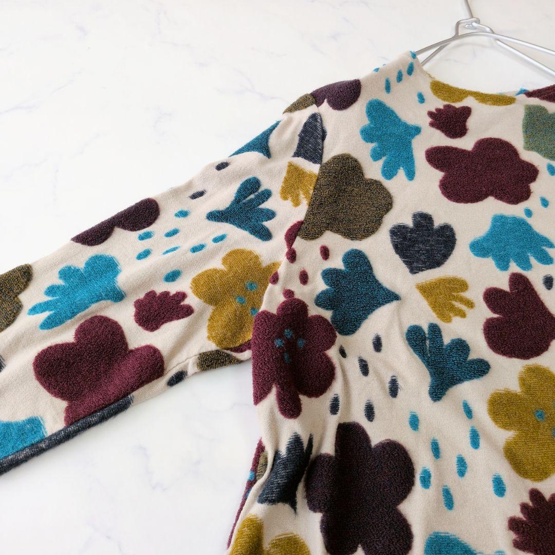 M.&KYOKO エムアンドキョウコ 佐藤繊維 ロングワンピース フラワー F