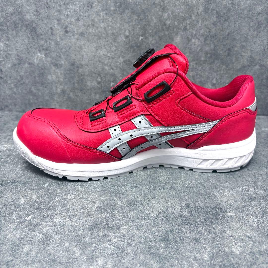 未使用✨ASICS ボアシステム安全靴 レッドウィンジョブCP306 Boa