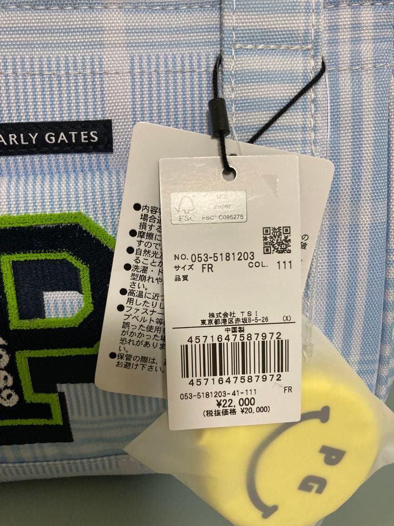 ⭐️お値下げしました【新品】PEARLY GATES チェック柄ゴルフトートバッグ