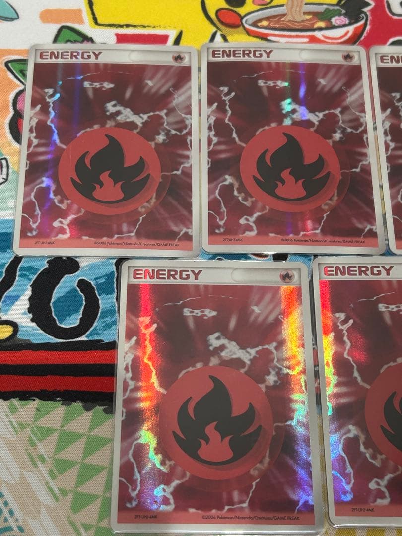 ポケモンカード　炎エネルギー　ホロンエネルギー　5枚セット