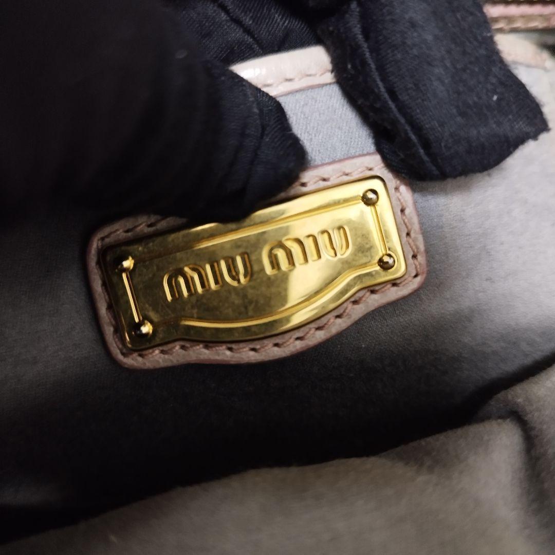 美品☆　MIUMIU　2way Archive vittelo lux