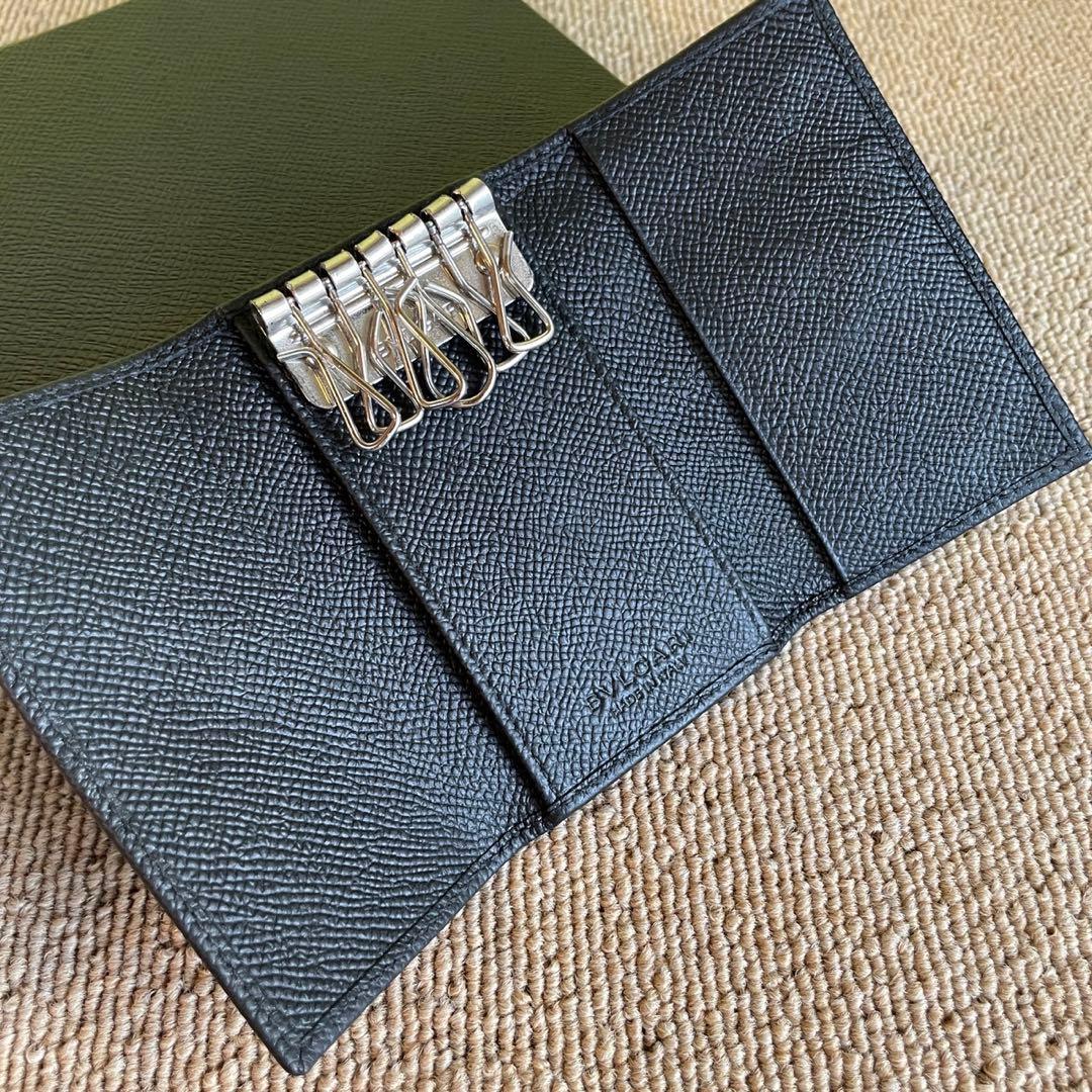 正規品⭐️極美品⭐️BVLGARI ブルガリ　男女　キーリング　キーケース　レア　黒
