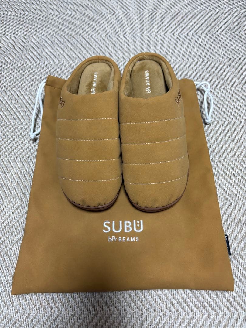 SUBU / bPr BEAMS別注フェイクヌバックサンダル 24-25.5cm