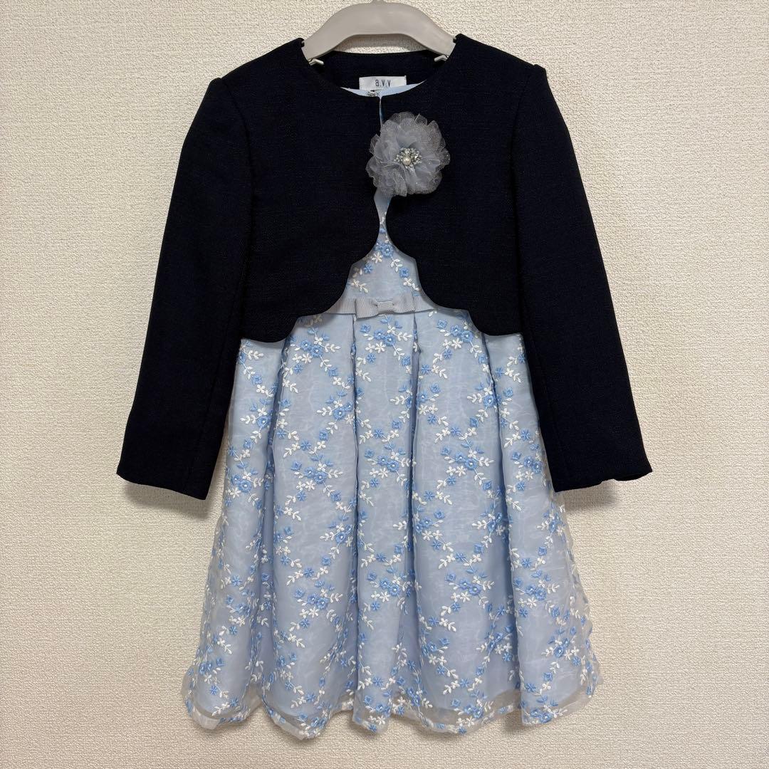 a.v.v ジャケット ワンピース　靴　コサージュ セレモニー服　入学式　セット