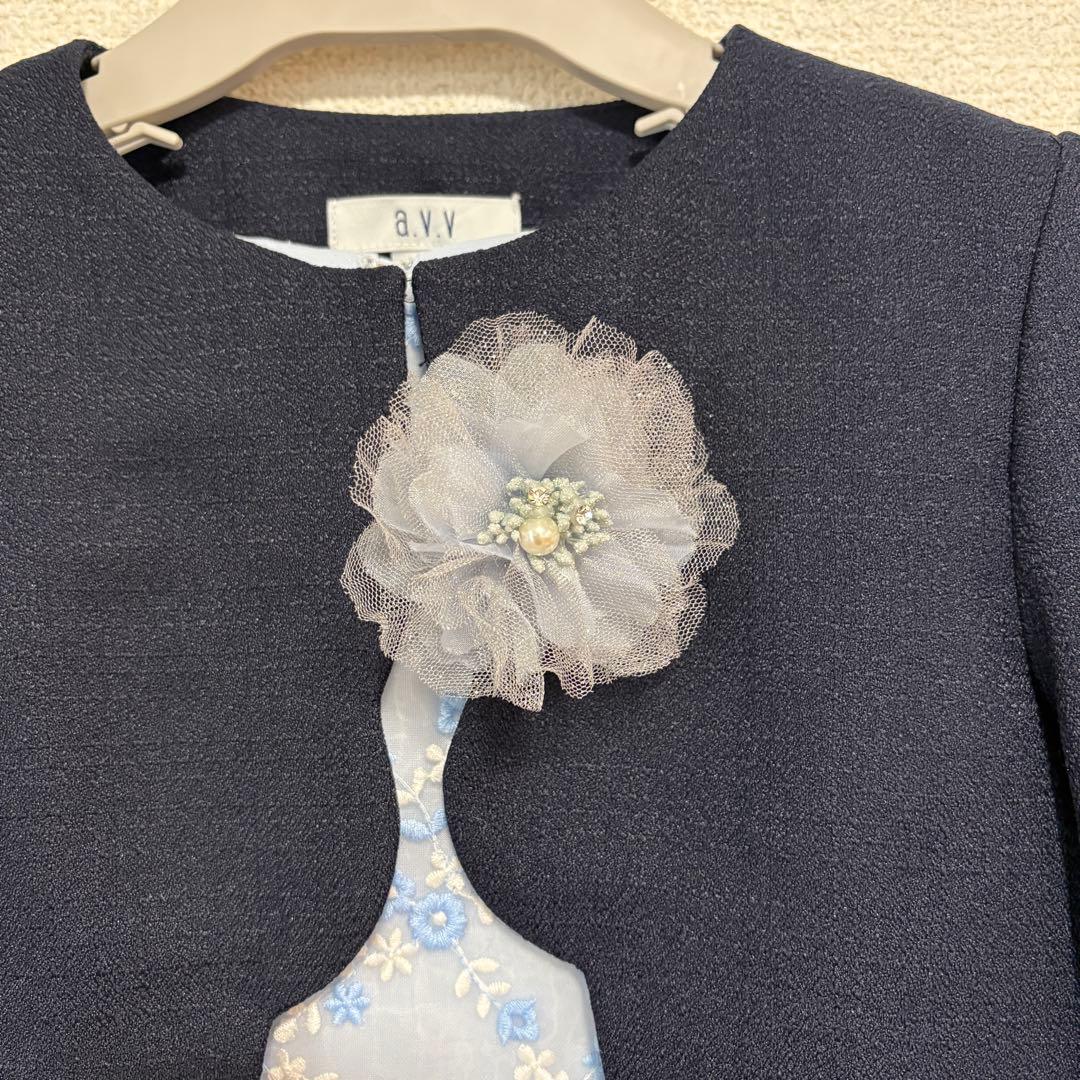 a.v.v ジャケット ワンピース　靴　コサージュ セレモニー服　入学式　セット