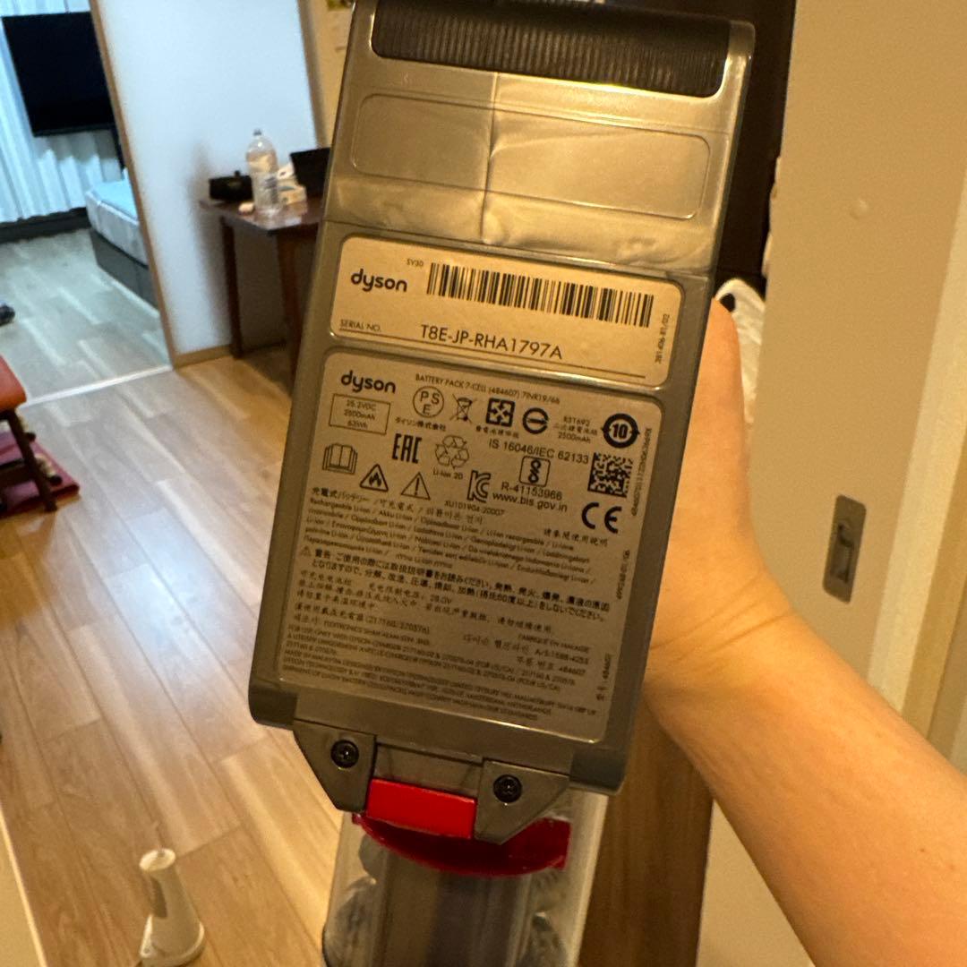 Dyson Vシリーズ 掃除機 紫・金 充電スタンド付き