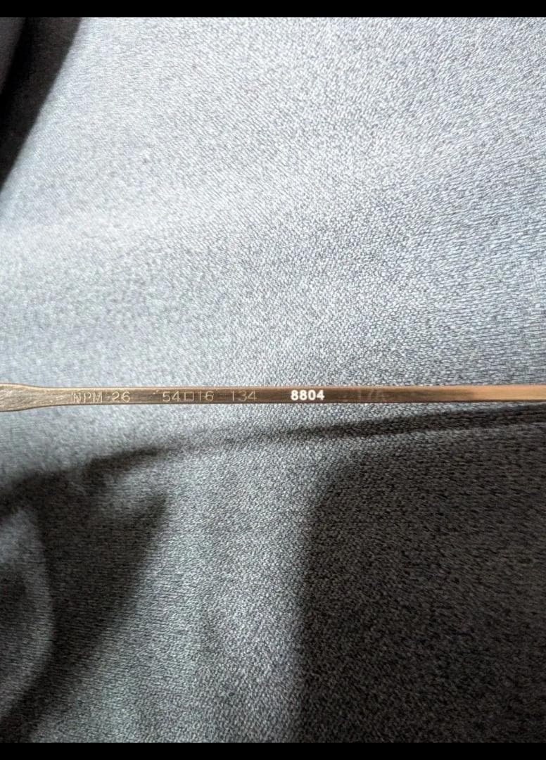 999.9 フォーナインズ NPM-26 col.8804 クリアxシルバー