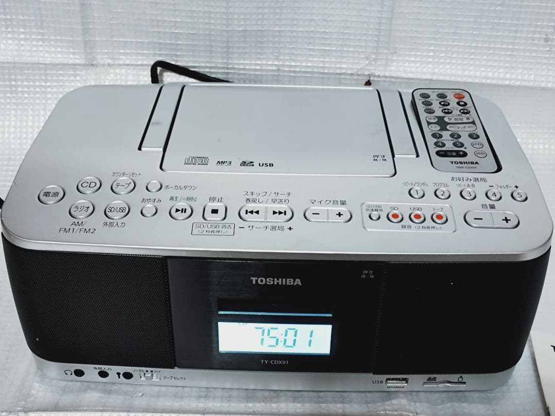 TOSHIBA ラジカセ TY-CDX91