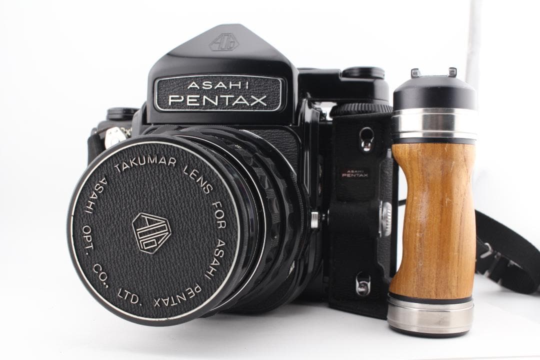 PENTAX 6x7 smc TAKUMAR 105mm F2.4 グリップ付き