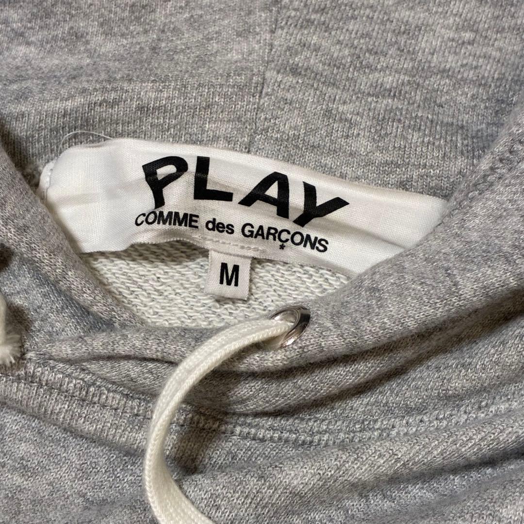 コムデギャルソン×THE NORTH FACEフーディ パーカー ハート刺繍 M