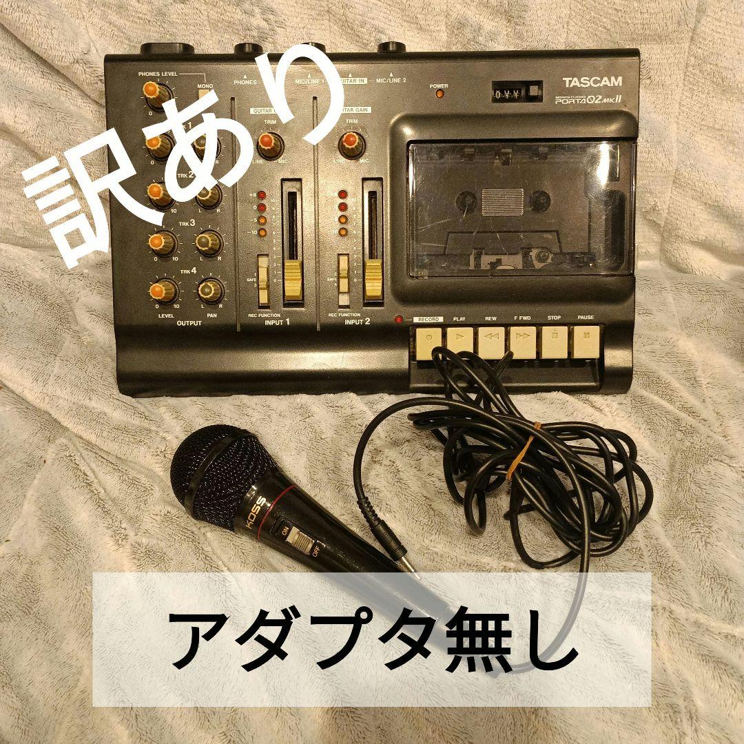 TASCAM PORTA02 mkII ミニスタジオ レコーダー マイク付き
