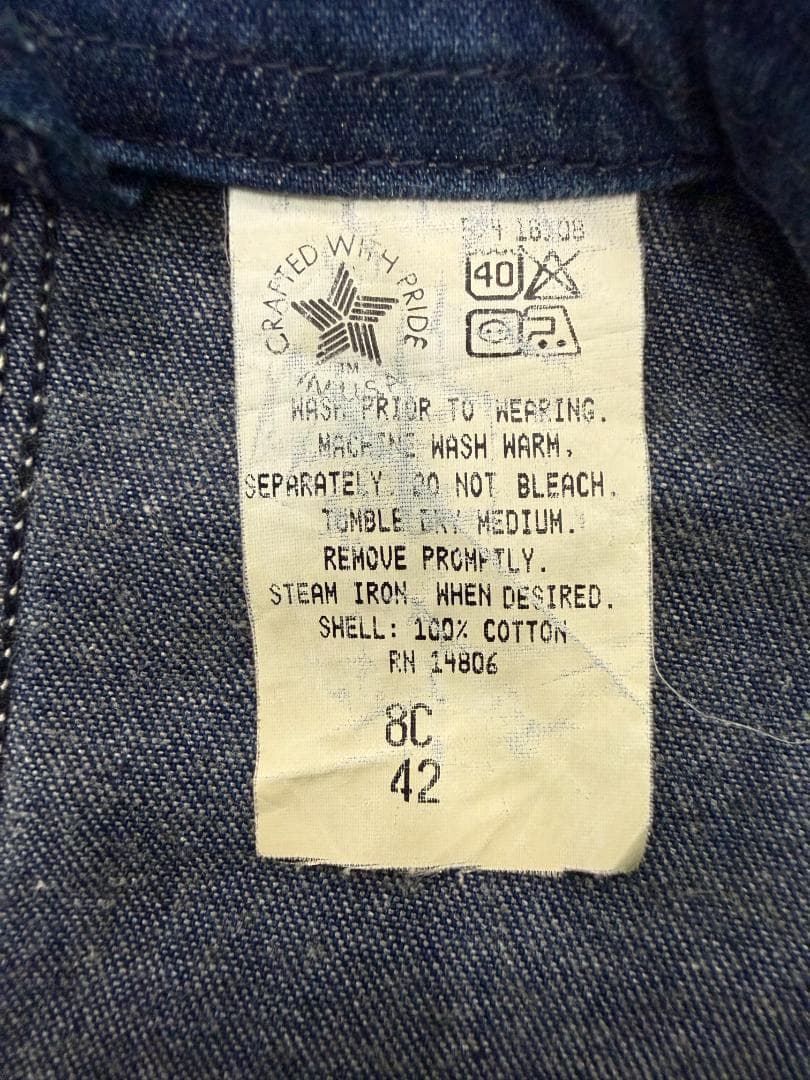 Carhartt ダークブルー カバーオール