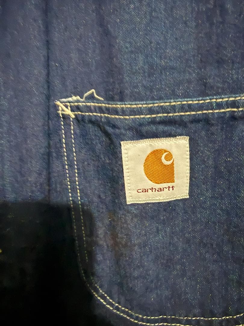 Carhartt ダークブルー カバーオール