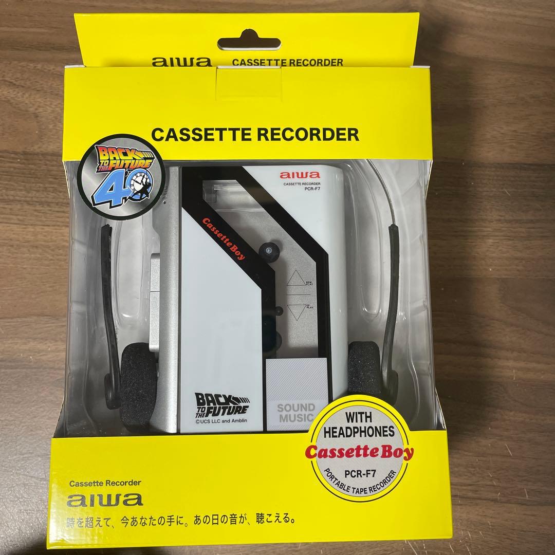 aiwa カセットプレイヤー PCR-F7 バックトゥザフューチャー　ドンキ