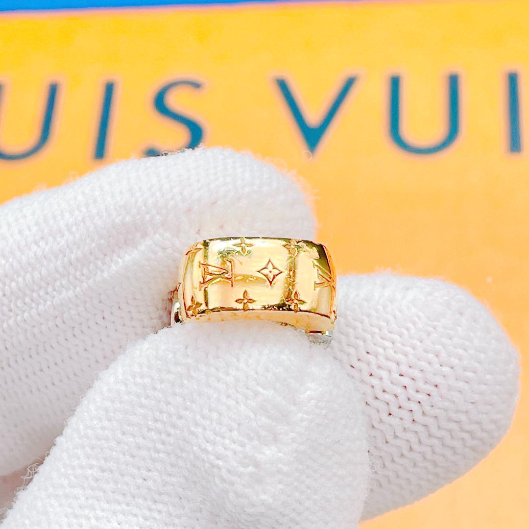 ◇ルイヴィトン◇M00397 ブックルドレイユ ナノグラム ピアス 片耳 3.5