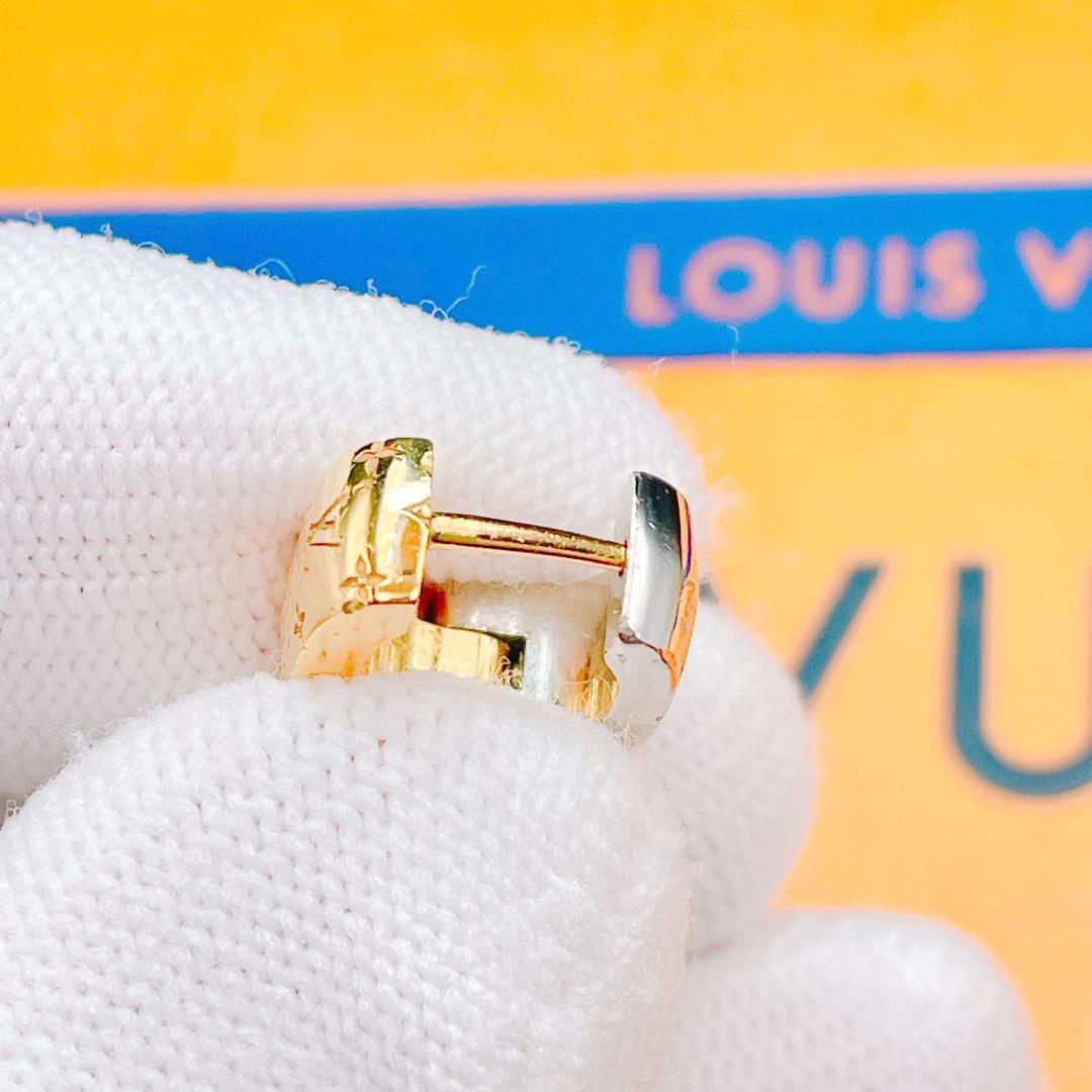 ◇ルイヴィトン◇M00397 ブックルドレイユ ナノグラム ピアス 片耳 3.5