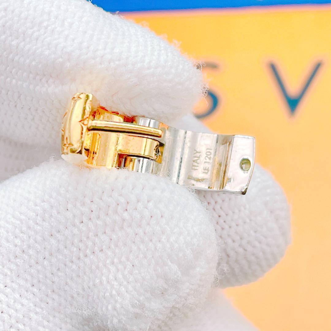 ◇ルイヴィトン◇M00397 ブックルドレイユ ナノグラム ピアス 片耳 3.5