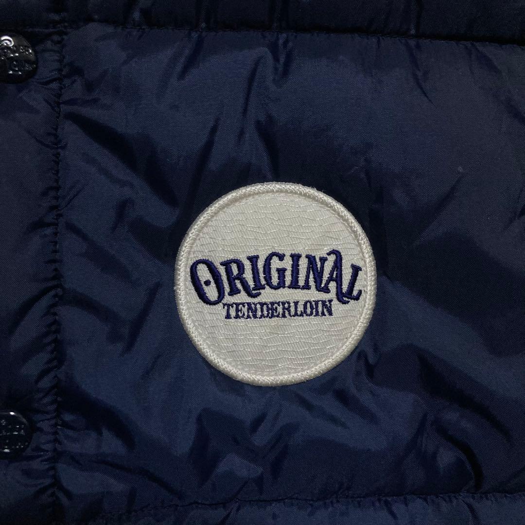 ネイビー　ワッペン　ダウンベスト　テンダーロイン　tenderloin
