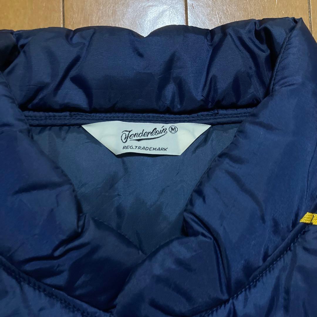 ネイビー　ワッペン　ダウンベスト　テンダーロイン　tenderloin