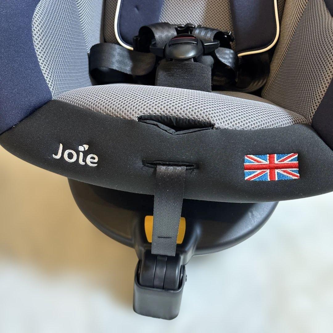 【極美品】Joie回転式 isofixチャイルドシート グレーxネイビー 送料込