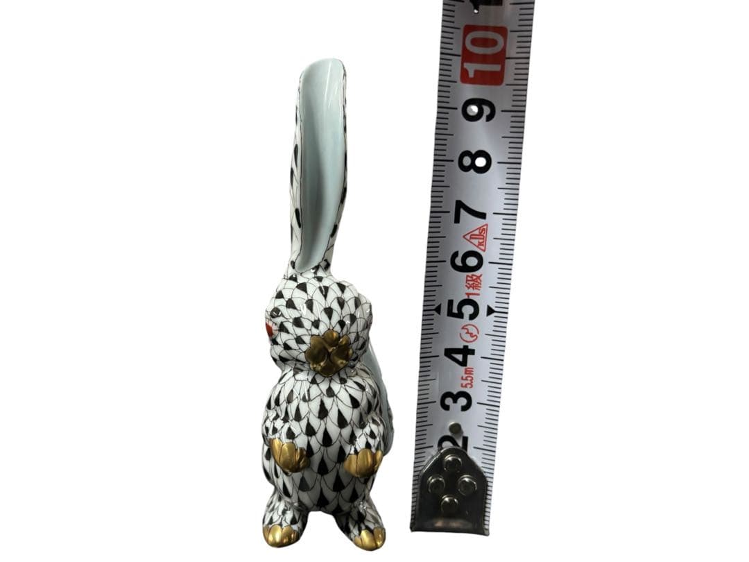 HEREND ヘレンド うさぎ フィギュリン ハンガリー製ハンドペイント磁器人形