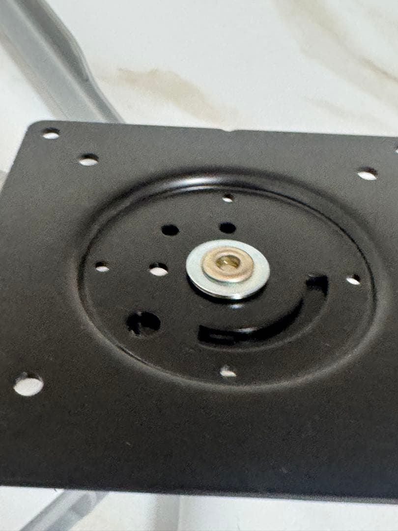 デュアルモニターアーム クランプ式 ホワイト