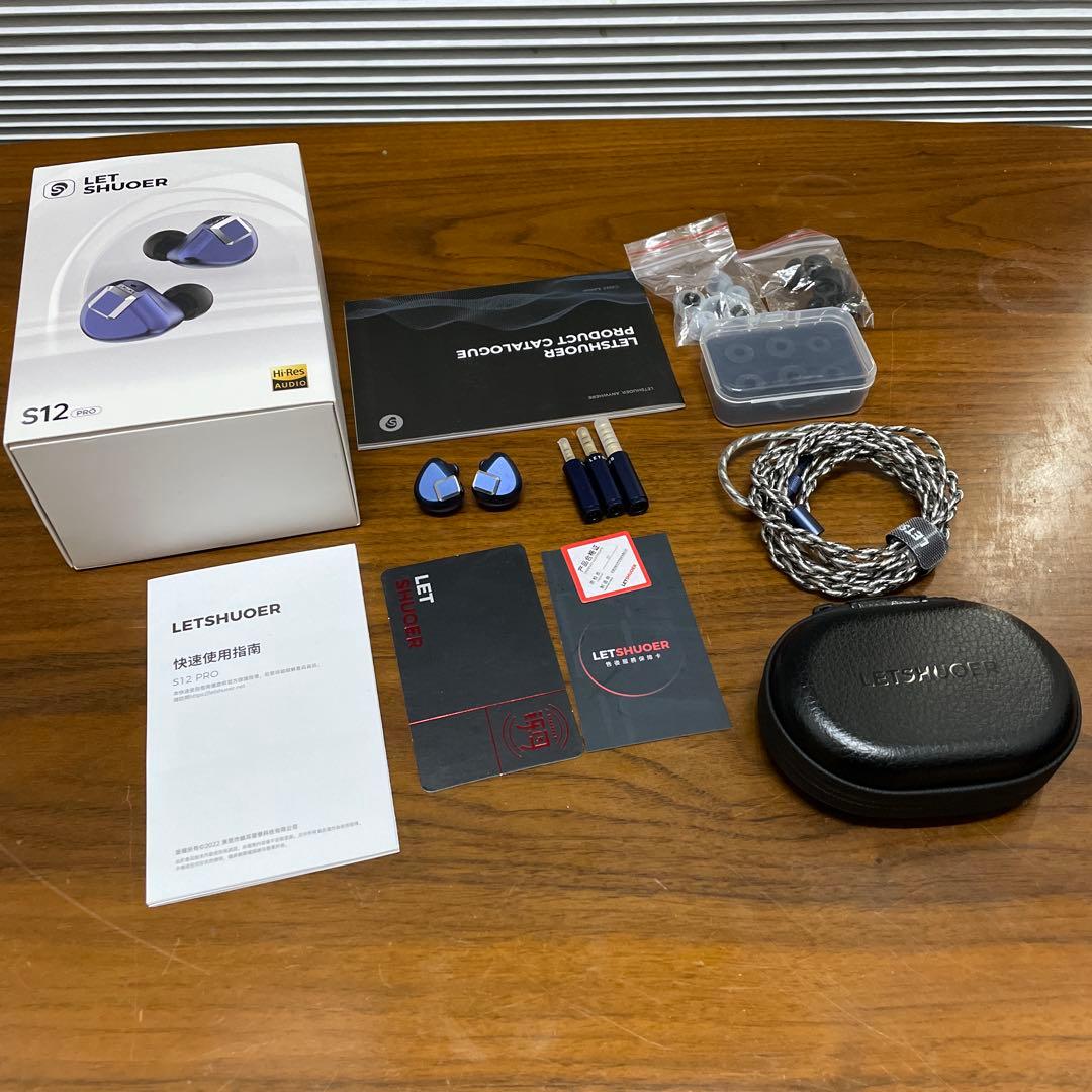 イヤホン LETSHUOER S12 PRO