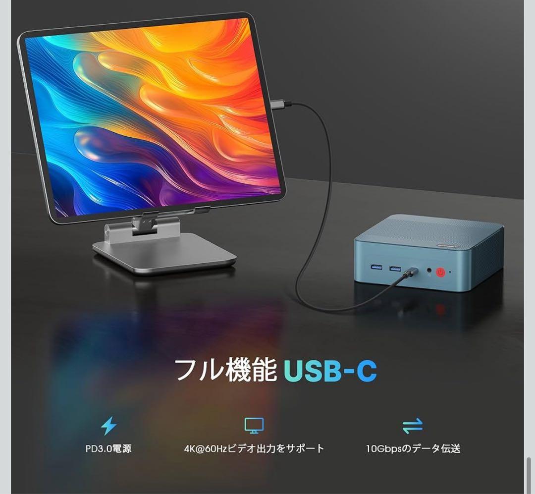 510690インテル ミニPC i5 12600H BOSGAME P2Lite