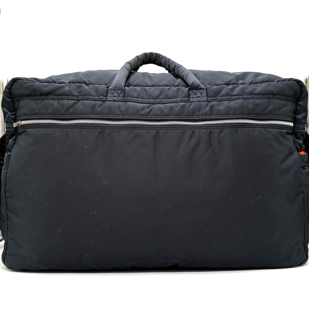 美品 ポーター タンカー 2way ボストン ダッフルバッグ アイアンブルー