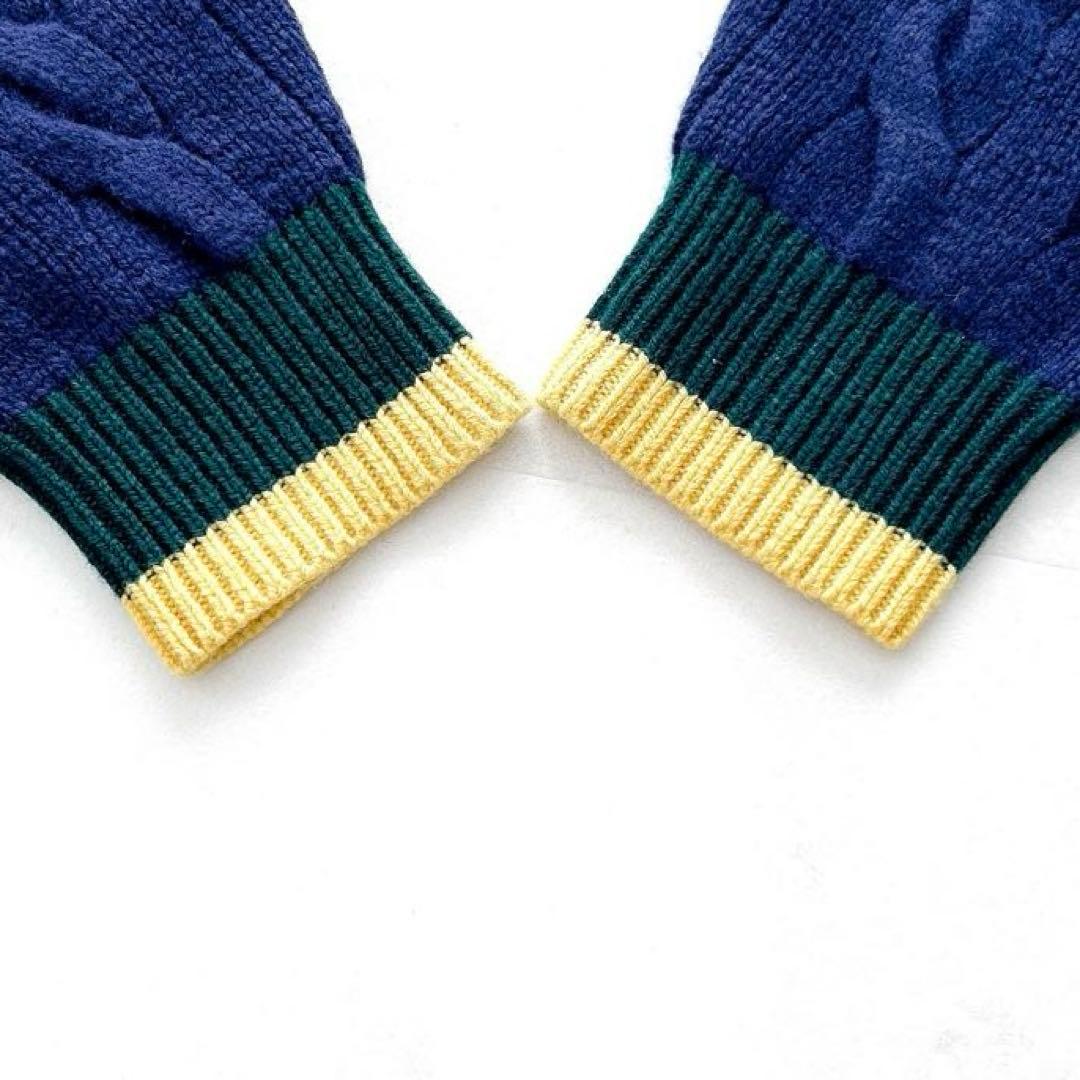 現行✨ポロラルフローレン　カシミヤ混マルチボーダーニットカーディガン芸能人着用M