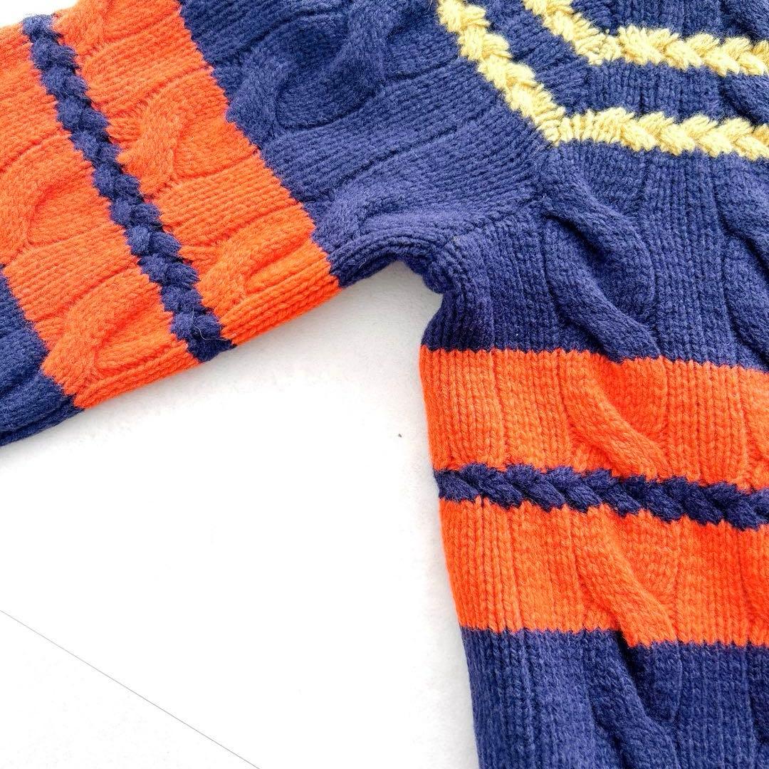 現行✨ポロラルフローレン　カシミヤ混マルチボーダーニットカーディガン芸能人着用M