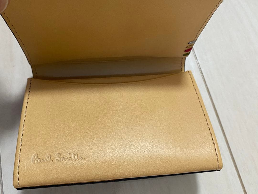 ポールスミス 名刺入れ Paul Smith カードケース 牛革