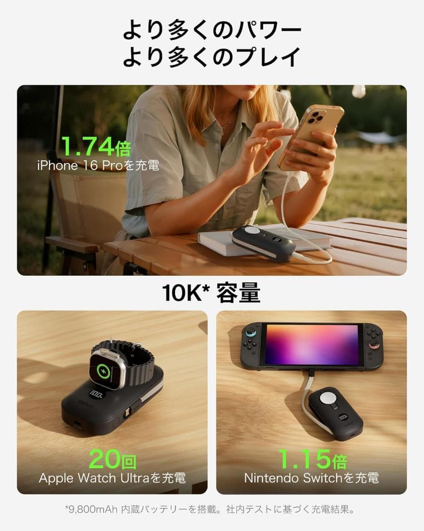 【新品未使用】 Belkin BoostCharge Pro 10000mAh