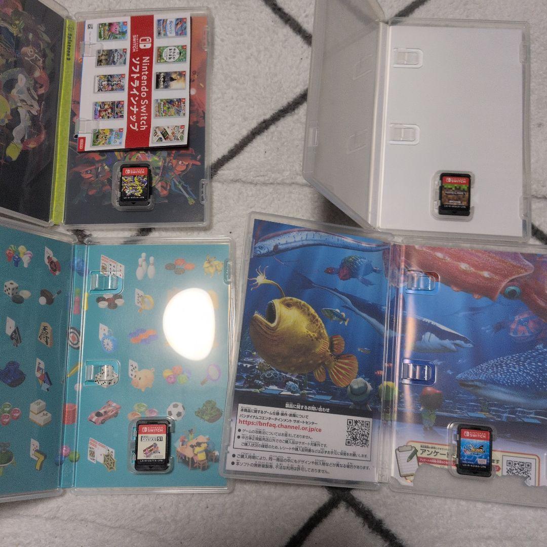 switch　ソフト　スプラトゥーン3　マイクラ　アソビ大全　　釣りスピ
