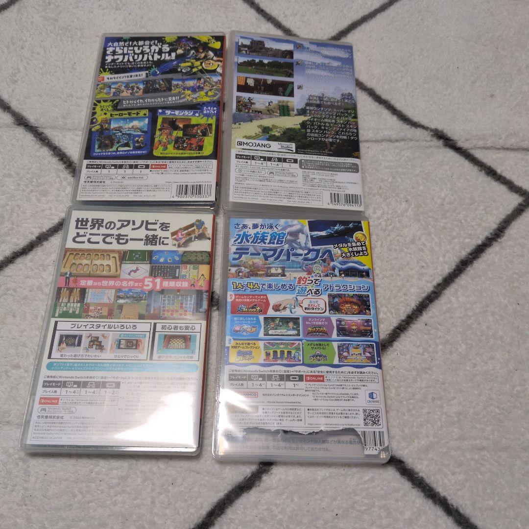 switch　ソフト　スプラトゥーン3　マイクラ　アソビ大全　　釣りスピ