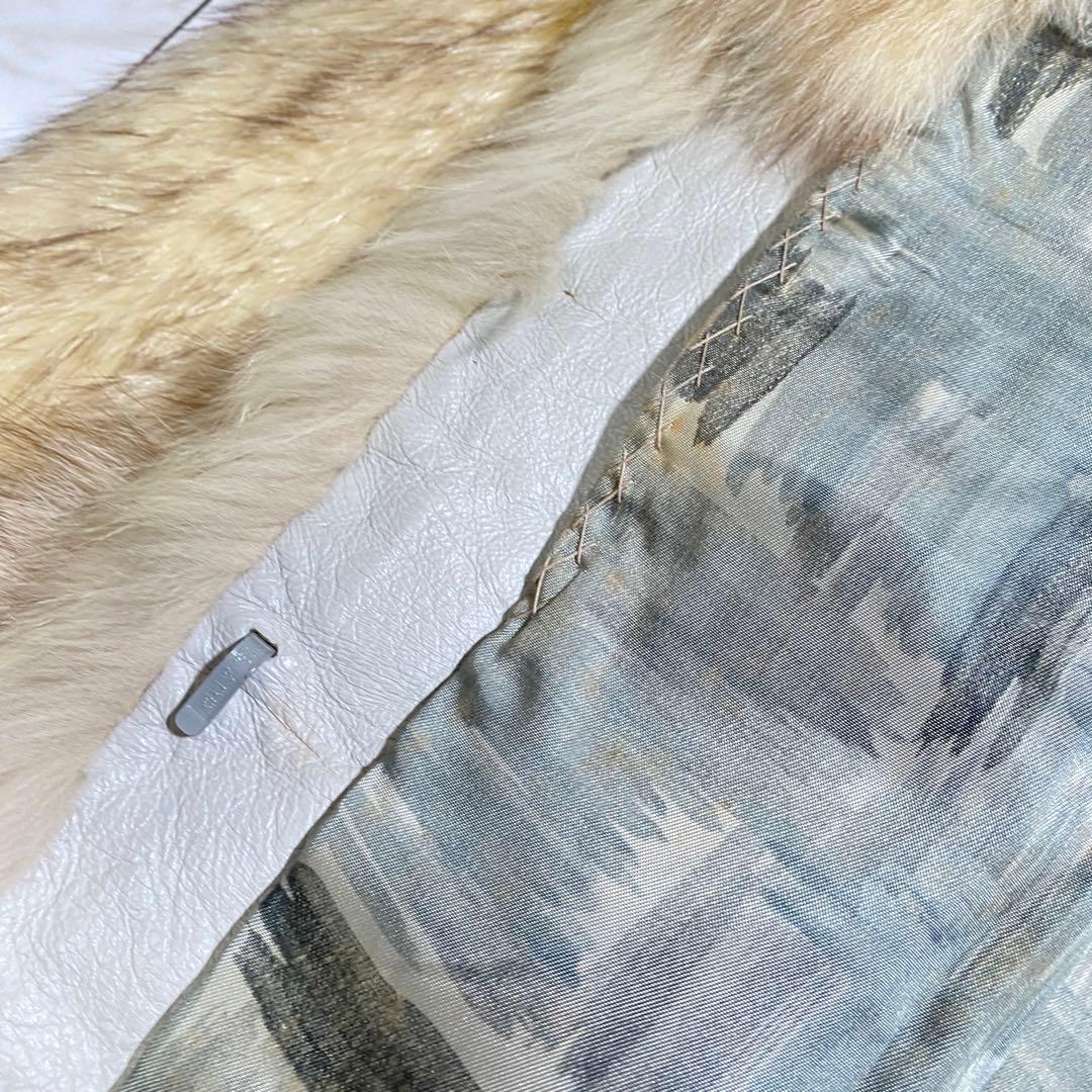 希少♡ヴィンテージ 高級毛皮 ゴールデンフォックスファーコート ショールカラー