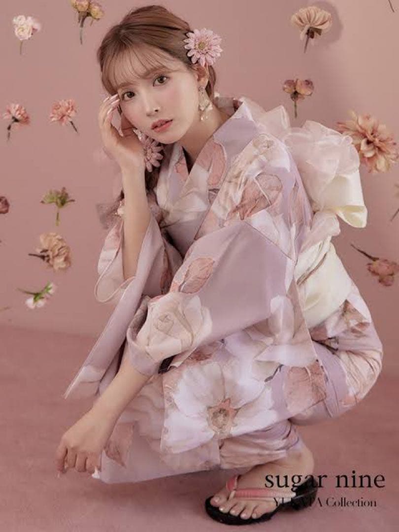 Sugar 大人スウィートフラワー浴衣 三上悠亜着用 【完売品】
