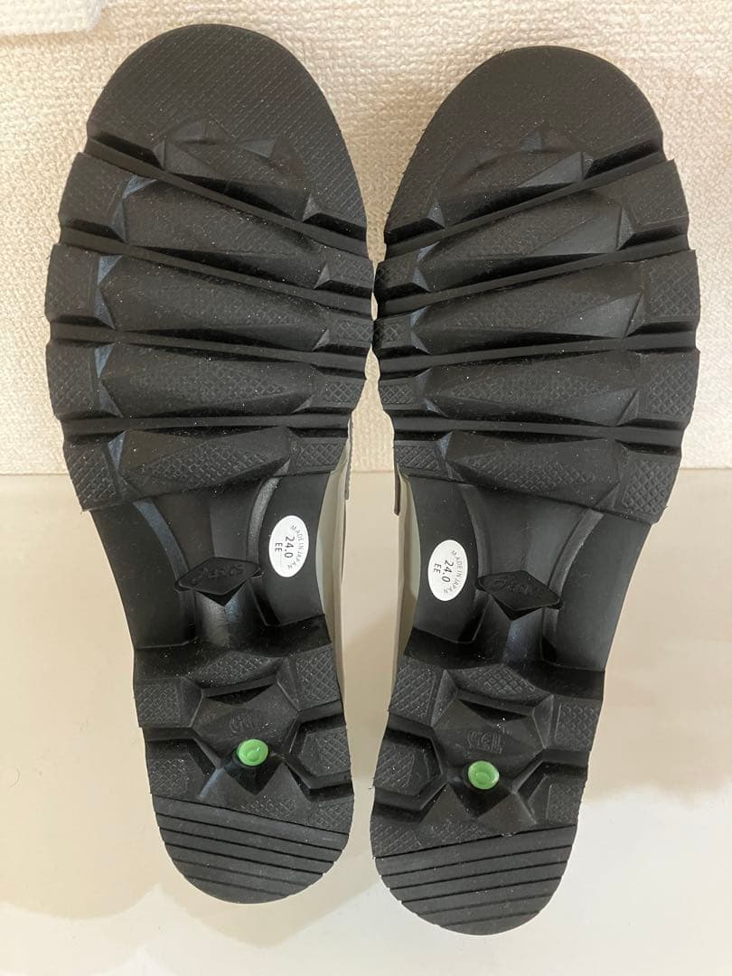 未使用！【アシックスウォーキング】pedala ダブルモンクローファー 24