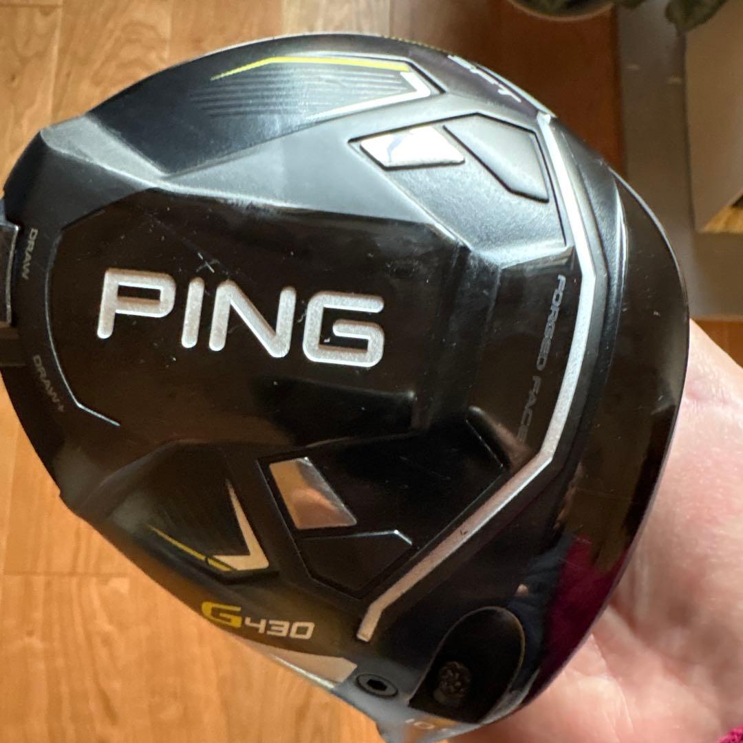 PING G430 10.5度ドライバー ヘッド単体カバー付き